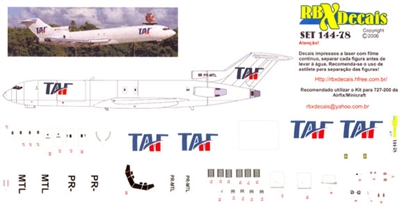 1:144 TAF Boeing 727-200