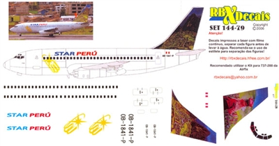 1:144 Star Peru '1841' Boeing 737-200