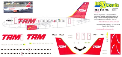 1:144 TAM 'Jamaica cs' Airbus A.319 *Sold Out*