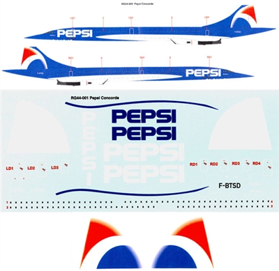 1:144 Air France 'Pepsi' BAC Sud Concorde *Unavailable*