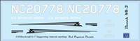 1:48 Beechcraft G-17 Staggerwing Antarctic Markings