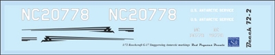 1:72 Beechcraft G-17 Staggerwing Antarctic Markings