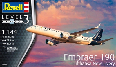 1:144 Embraer 190, Lufthansa Regional (2018 cs)