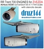 1:144 Rolls-Royce Trent 700 Engines (2) for Airbus A330 (Zveza kit)