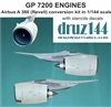 1:144 GP 7200 Engines (4), Airbus A.380