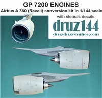 1:144 GP 7200 Engines (4), Airbus A.380