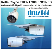 1:144 RR Trent 900 Engines (4), Airbus A.380
