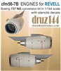 1:144 CFM56-7B Engines (2) for Boeing 737NG (Revell)