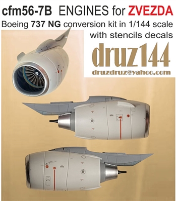 1:144 CFM56-7B Engines (2) for Boeing 737NG (Zvezda))