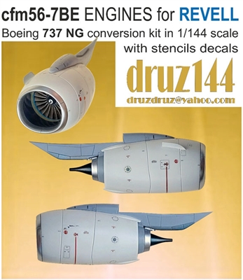1:144 CFM56-7BE Engines (2) for Boeing 737NG (Revell)