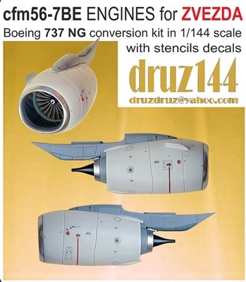 1:144 CFM56-7BE Engines (2) for Boeing 737NG (Zvezda))