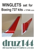 1:144 APB Winglets set for Boeing 737NG