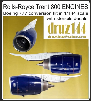1:144 Rolls-Royce Trent 800 Engines (2), Boeing 777