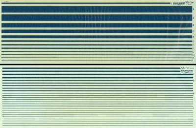 Stripes, Blue (Narrow & Wide)