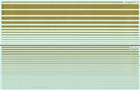 Stripes, Gold (Narrow & Wide)