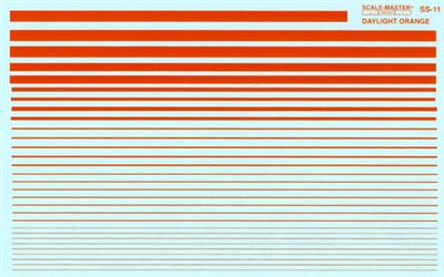 Stripes, Daylight Orange (Wide)