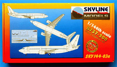 1:144 Boeing 737-300, no decal