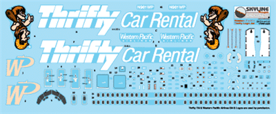 1:144 Western Pacific 'Thrifty' Boeing 737-300