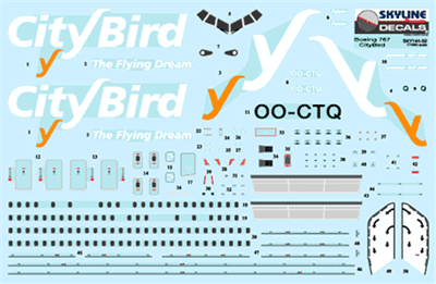 1:144 CityBird Boeing 767-300ER
