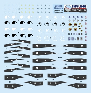 1:144 Spinners, Engine & Pylon Markings *Sold Out*