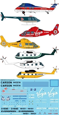 1:72 Civilian Helicopters (2)
