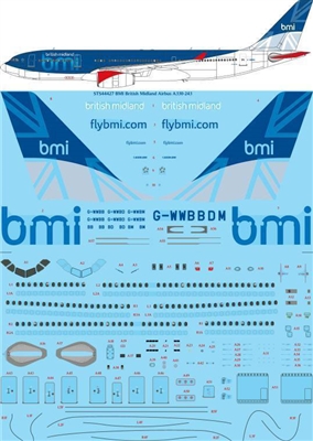 1:144 BMI British Midland Airbus A.330-200
