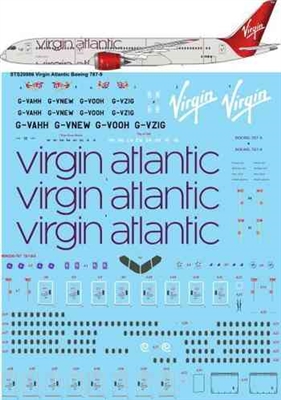 1:200 Virgin Atlantic (2010 cs) Boeing 787-9