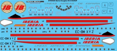 1:144 Iberia Douglas DC-8-63