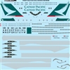 1:144 Cathay Pacific A.330-300, A.340-200/-300