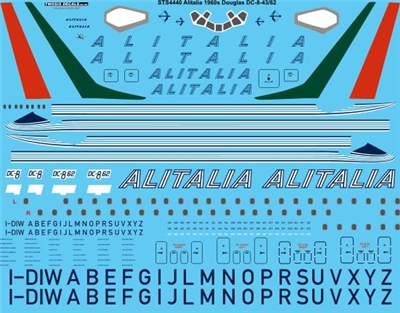 1:144 Alitalia Douglas DC-8-43 / -62