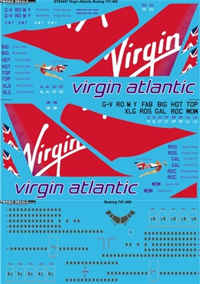 1:144 Virgin Atlantic Boeing 747-400