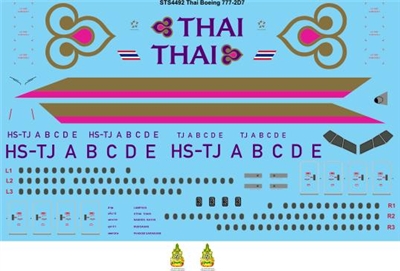 1:144 Thai Airways Boeing 777-200