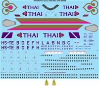 1:144 Thai Airways Airbus A.330-300, A.340-500/-600