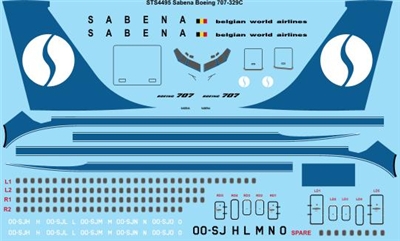 1:144 Sabena Boeing 707-320B/C