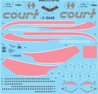 1:144 Court Line (pink) L.1011 Tristar 1