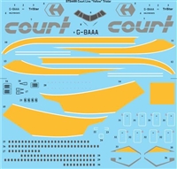 1:144 Court Line (yellow cs) L.1011 Tristar 1