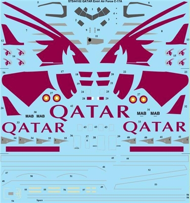 1:144 Qatar Airways McDD C.17A