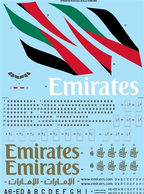 1:144 Emirates Airbus A.380-800