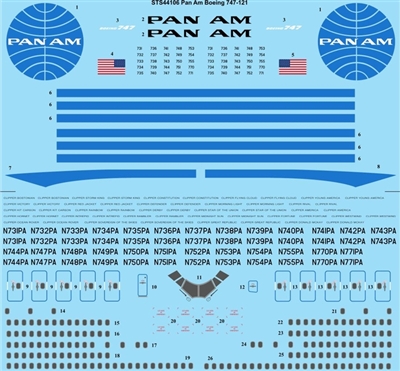 1:144 Pan Am Boeing 747-100