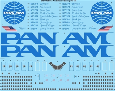1:144 Pan Am 'Billboard' Boeing 747-100