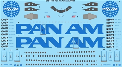 1:144 Pan Am Airbus A.300B4