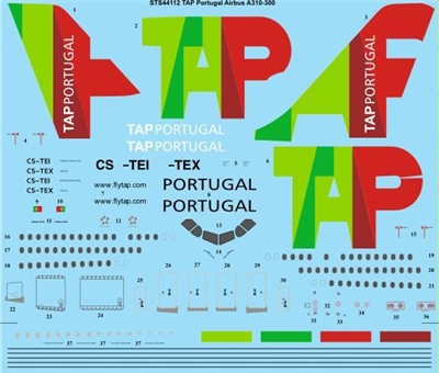 1:144 TAP Air Portugal Airbus A.310-300