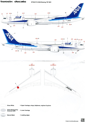 1:144 Boeing / All Nippon cs B.787-8 (JA)