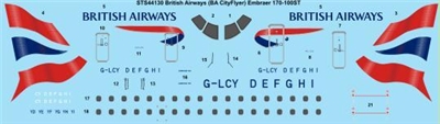 1:144 British Airways Embraer 170