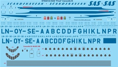 1:144 SAS (later cs) Se.210 Caravelle III