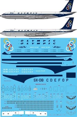 1:144 Olympic Airlines Boeing 707-320B