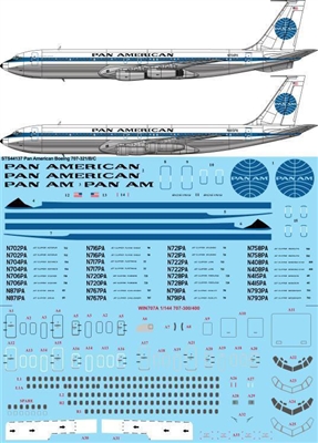 1:144 Pan American (early cs) Boeing 707-320B