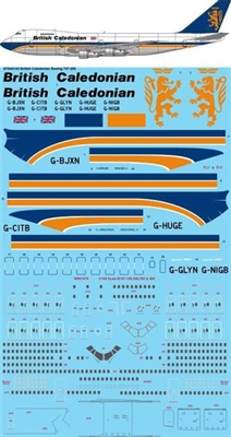 1:144 Caledonian Airways Boeing 747-200B