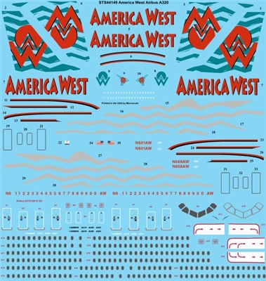 1:144 America West (final cs) Airbus A.320