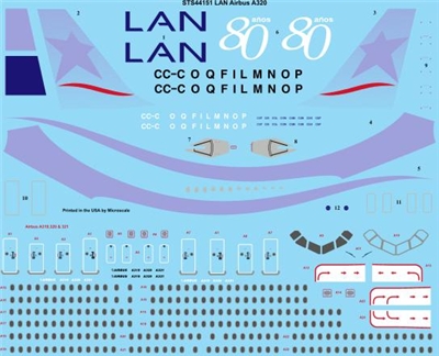 1:144 Lan Chile Airbus A.320